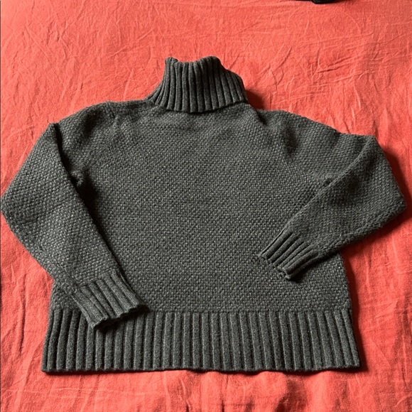 Patagonia Dark Gray Turtleneck Sweater - Picture 2 of 2